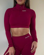 Cropped Zip Jacket - ALYFT
