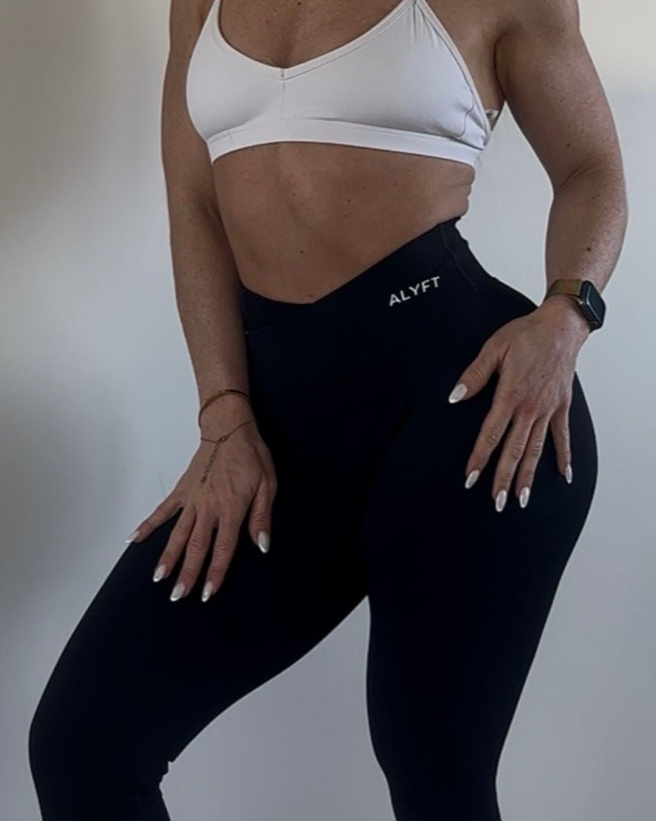 Cross Over Sculpted Leggings - ALYFT